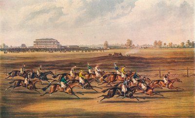 偉大な聖レジェステークスのためのレース、1836。承認-良いスタイルでのオフ、1837。 作： James Pollard