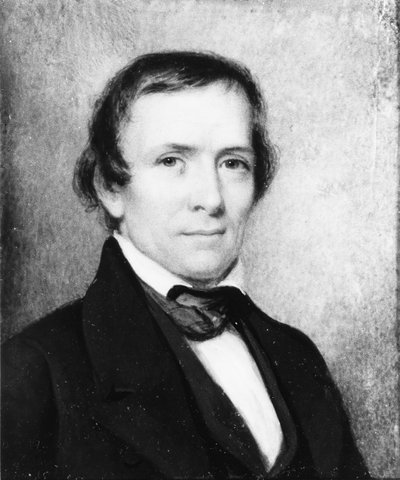紳士の肖像、1840-50。 作： James Reid Lambdin