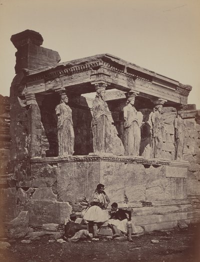 エレクテウムのカリアティッド（1857年）（写真 作： James Robertson
