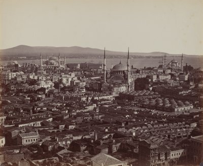 コンスタンチノープルのパノラマ、1857年（写真） 作： James Robertson
