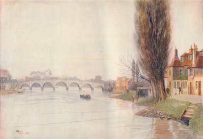 「オールド キュー橋」、1899 年、1914 年 作： James S Ogilvy