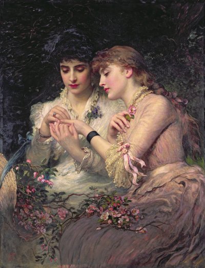 薔薇の中の棘 1887年頃（油彩・キャンバス） 作： James Sant