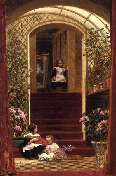 3人の娘たち 作： James Sant