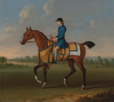 ジョッキー アップと湾の競走馬 作： James Seymour
