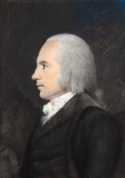 アーロン・バー、1797年頃（灰色の紙にパステルカラー） 作： James Sharples