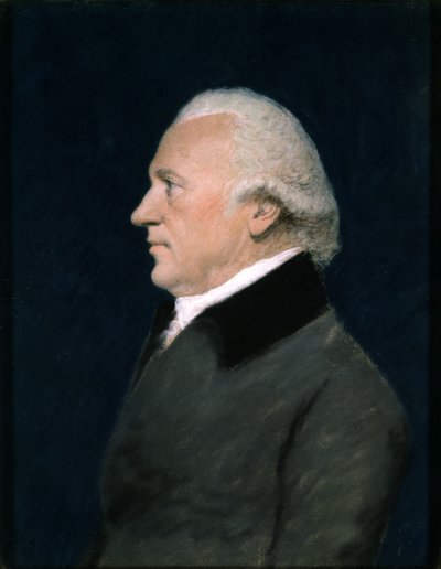ウィリアム・ハーシェル卿、1805年頃（灰色の紙にパステル） 作： James Sharples