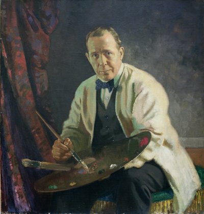 サー・ウィリアム・オーペンの肖像 作： James Sinton Sleator