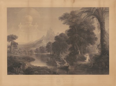 人生の航海：青春 作： James Smillie, after Thomas Cole
