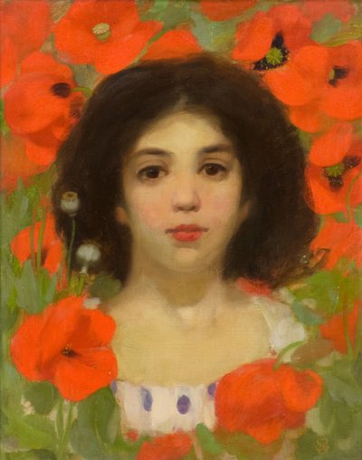 ジプシーメイド、c.1890-95（キャンバスに油彩） 作： James Stuart Park