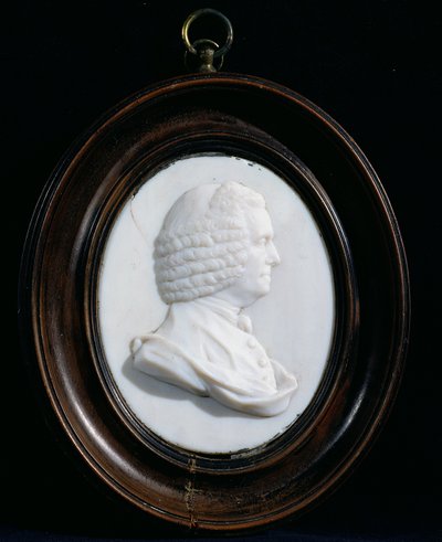 ジョン・ハリソンの肖像（1693-1776）（エナメルペースト） 作： James Tassie