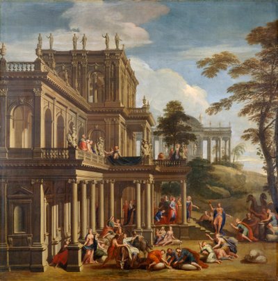 ジョセフと彼の兄弟 - カップの発見 c.1705 (キャンバスに油彩) 作： James Thornhill