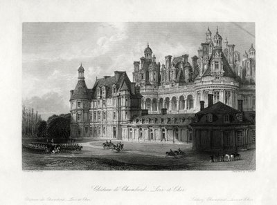 「シャンボール城、ロワール エ シェール」、フランス、1875 年 作： James Tingle
