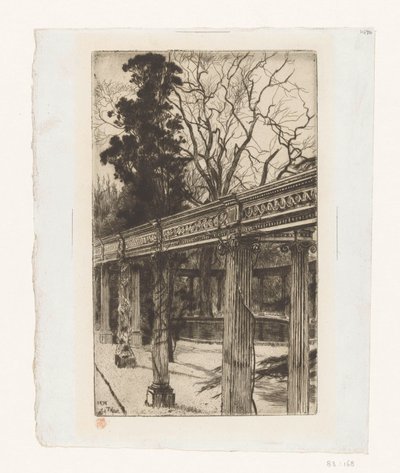 ロンドンのセント ジョンズ ウッドにある芸術家の庭の眺め。 作： James Tissot