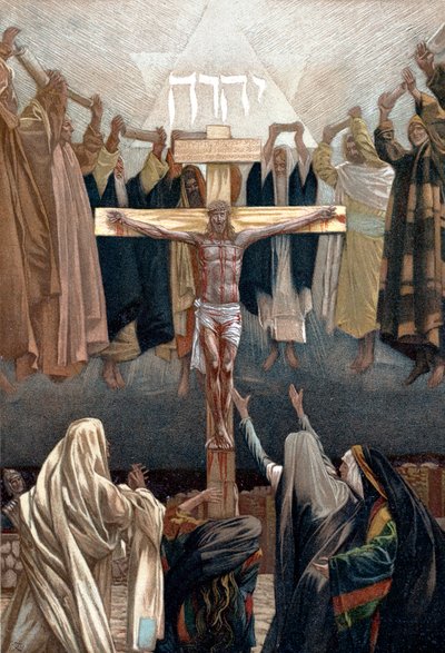 It is Finished」。キリストの十字架からの最後の言葉、1890年頃 作： James Tissot