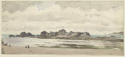 海岸の城または要塞 作： James Tissot