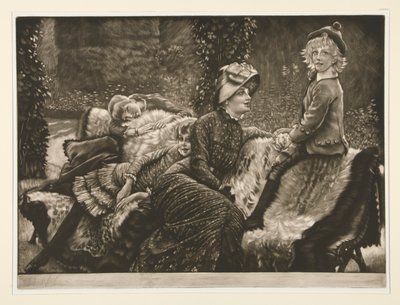 ガーデンベンチ 作： James Tissot