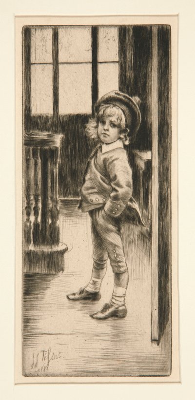 Sa Premi?re Culotte [ズボンの最初のペア] 作： James Tissot