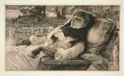 の夕方 作： James Tissot