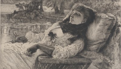 夏の夜、1881 年。 作： James Tissot