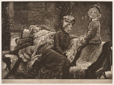 ガーデンベンチ 作： James Tissot
