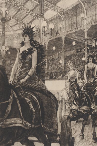 ヒッポドロームでのチャリオットの女性たち Ces dames des chars à l