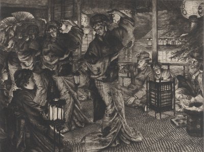 放蕩息子のたとえ話、No. II: In Foreign Climes、1882年。 作： James Tissot