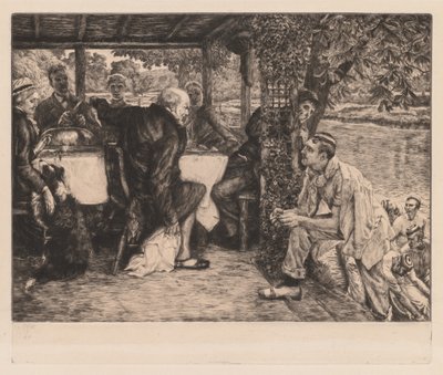 放蕩息子：太った子牛 作： James Tissot