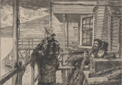 The Three Crows Inn, Gravesend, 1877年。 作： James Tissot