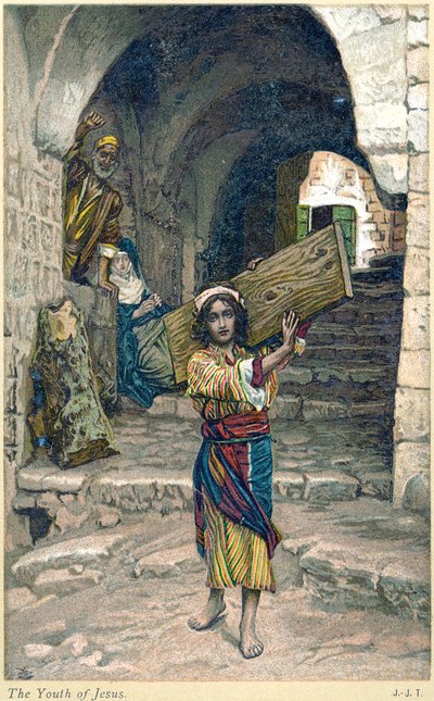 イエスの青春」1897年頃 作： James Tissot