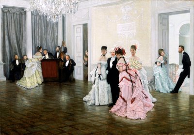 早すぎる」1873年 作： James Tissot