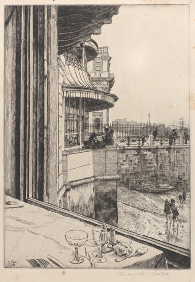 トラファルガー酒場、グリニッジ、1878 年。 作： James Tissot