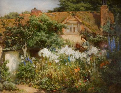 1914年の「The Lily Garden」。 作： James Valentine Jelley
