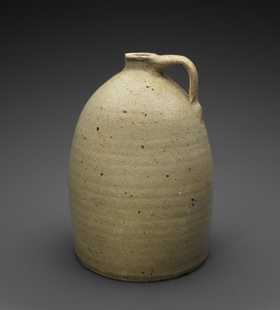 水差し、c。 1873-1900（アルカリ釉石器） 作： James W. Haden