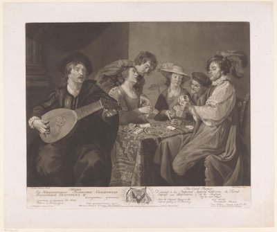 カード奏者とリュート奏者 The Card Players (オブジェクトのタイトル) 作： James Walker