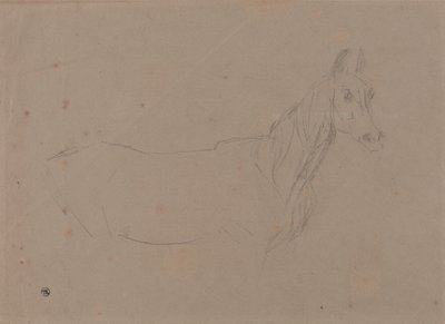 テート・ギャラリーに展示されている「シュヴァルの愛」の習作と思われる牝馬、1827年作 作： ジェームズワード