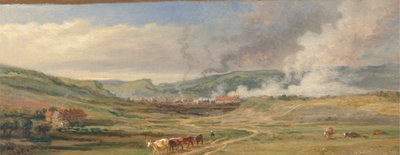 Landscape near Swansea, South Wales   1432384   ja       japanese Successfully Translated  Original: Album of 30 Views in the Tyrol and Italy: View from Danieles Hotel on the Riva degli Schiavoni 8th Nov.r 1840 Translat: Album of 30 Views in the Tyrol and  作： James Ward