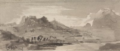 山の風景 作： ジェームズワード