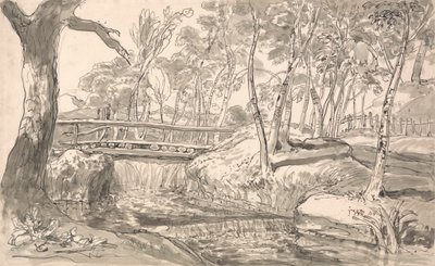 滝のある川の風景 作： James Ward