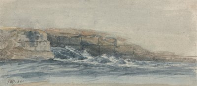 Mar Quebrando em Stony Cliffs à Esquerda 作： James Ward