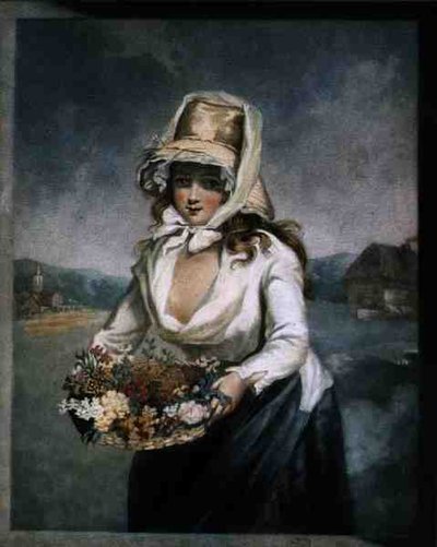 1805年頃に出版された「夏」（メゾチント・エングレービング）（125572のペア） 作： James Ward