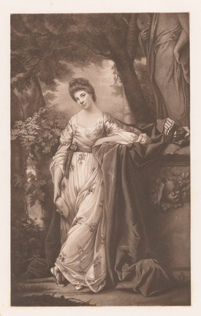 Portret van Frances Abington-Barton als Thalia 作： James Watson (prentmaker)