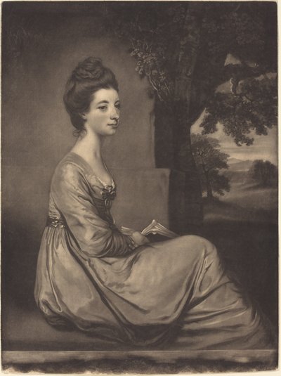 コーンウォリス伯爵夫人ジェマイマ 作： James Watson after Sir Joshua Reynolds
