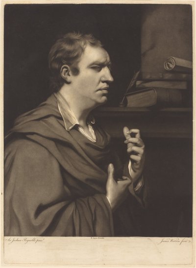 サミュエル・ジョンソン 作： James Watson after Sir Joshua Reynolds