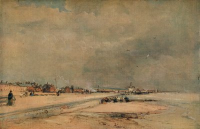 リトルハンプトン、冬、c1868 作： James Webb