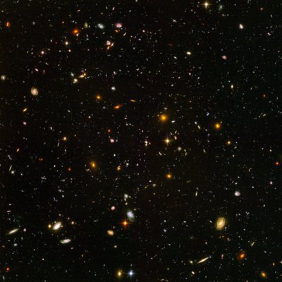 ハッブル超深場 作： James Webb Space Telescope (NASA)