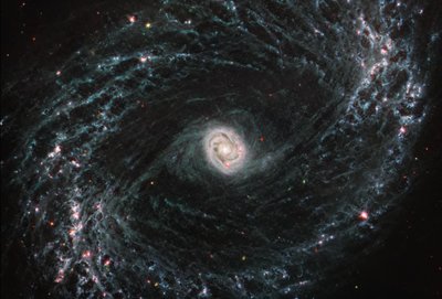 NGC 1433（MIRI画像） 作： James Webb Space Telescope (NASA)