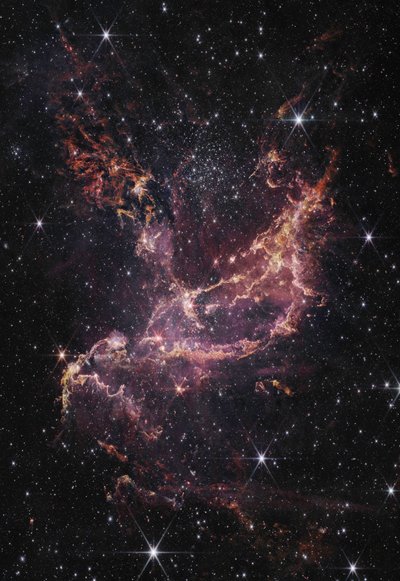 NGC 346（NIRCam画像） 作： James Webb Space Telescope (NASA)