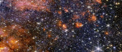 サジタリウスB2（NIRCamによる画像） 作： James Webb Space Telescope (NASA)