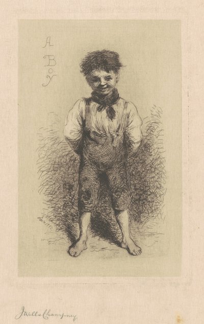 男の子 作： James Wells Champney