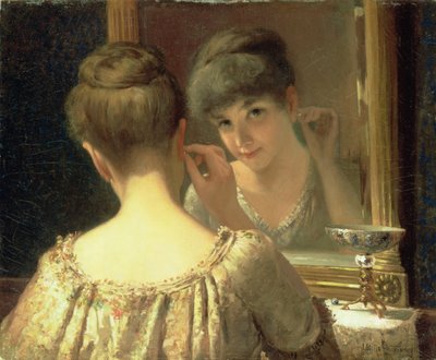 コケット、1885年頃 作： James Wells Champney